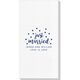 Confetti Dots Just Married Deville Guest Towels Image 2 of 2